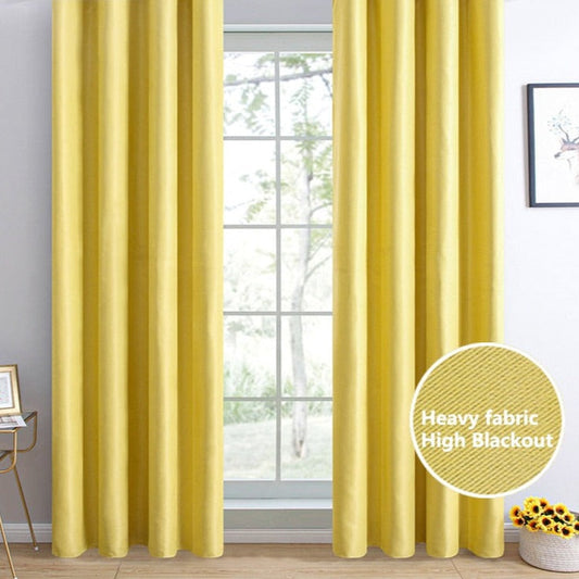 Rideau Occultant Salto Jaune Premium