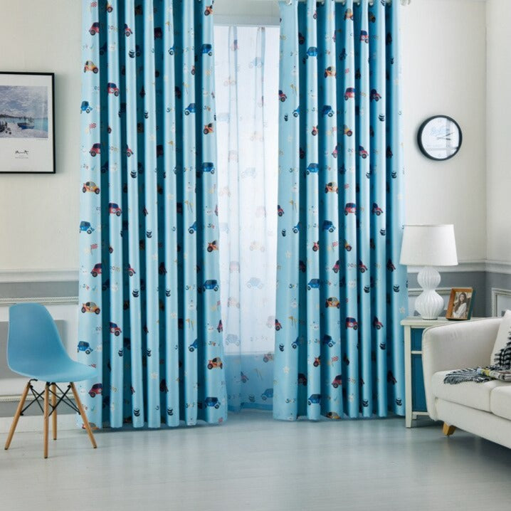 Paroo Bleu - Rideau Voilage