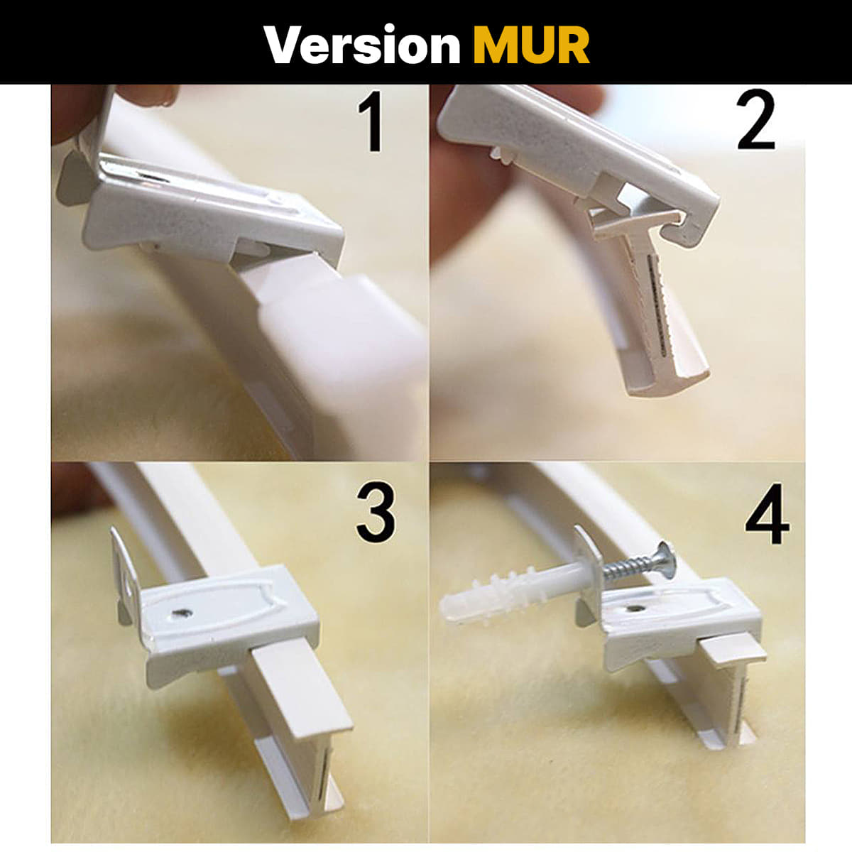 Rail Rideau Flexible par Easy