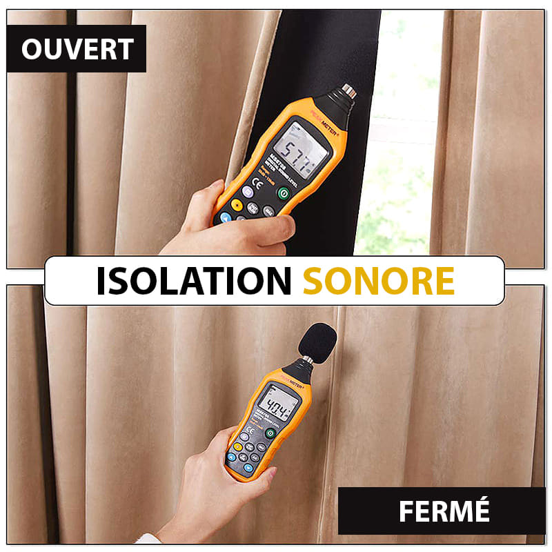 Velvetine Beige — Rideau Thermique