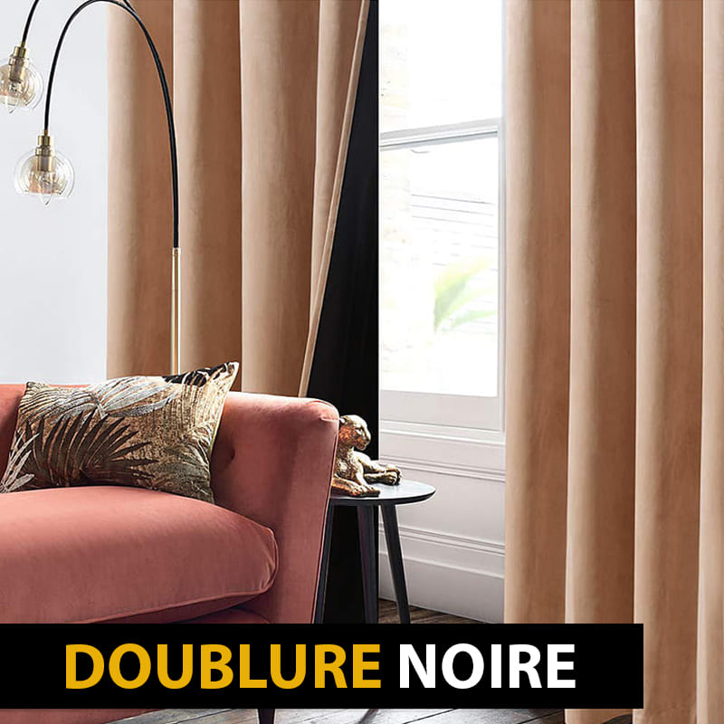 Velvetine Rideau Occultant Beige Taupe