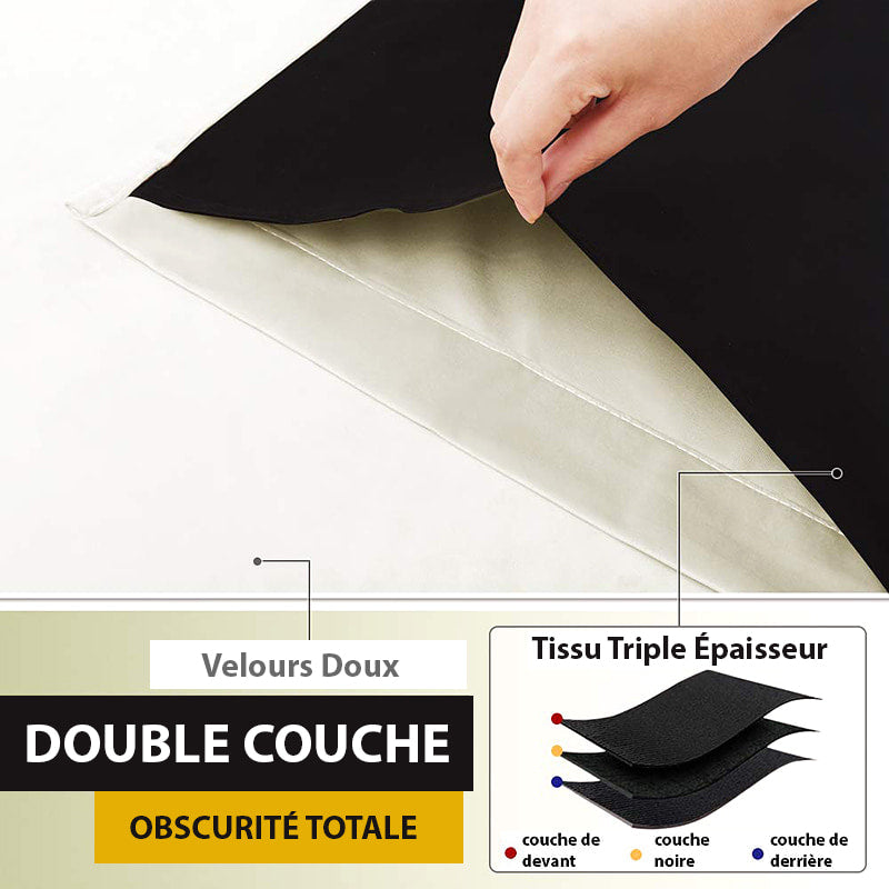 Velvetine Blanc – Rideau Occultant