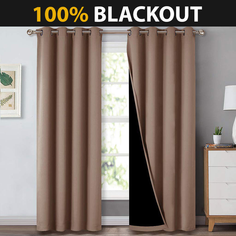 Intimity Rideau Acoustique - Beige Foncé