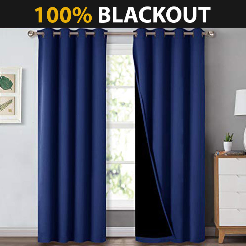 Intimity – Rideau Occultant Thermique Bleu Marine