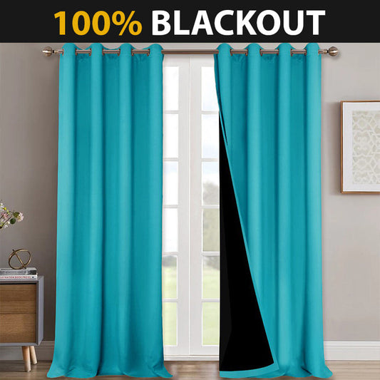 Intimity Turquoise: Rideau Thermique