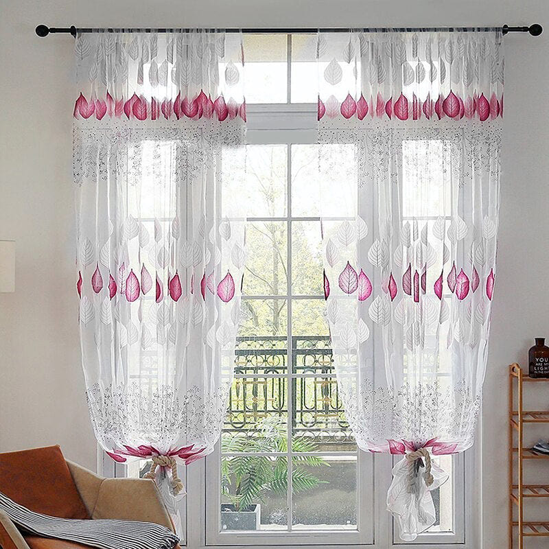 Anytela Rideau Voilage Gris Violet