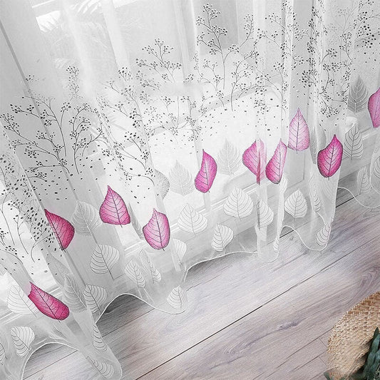 Anytela Rideau Voilage Gris Violet