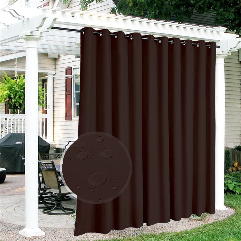 Atono Rideau de terrasse Chocolat