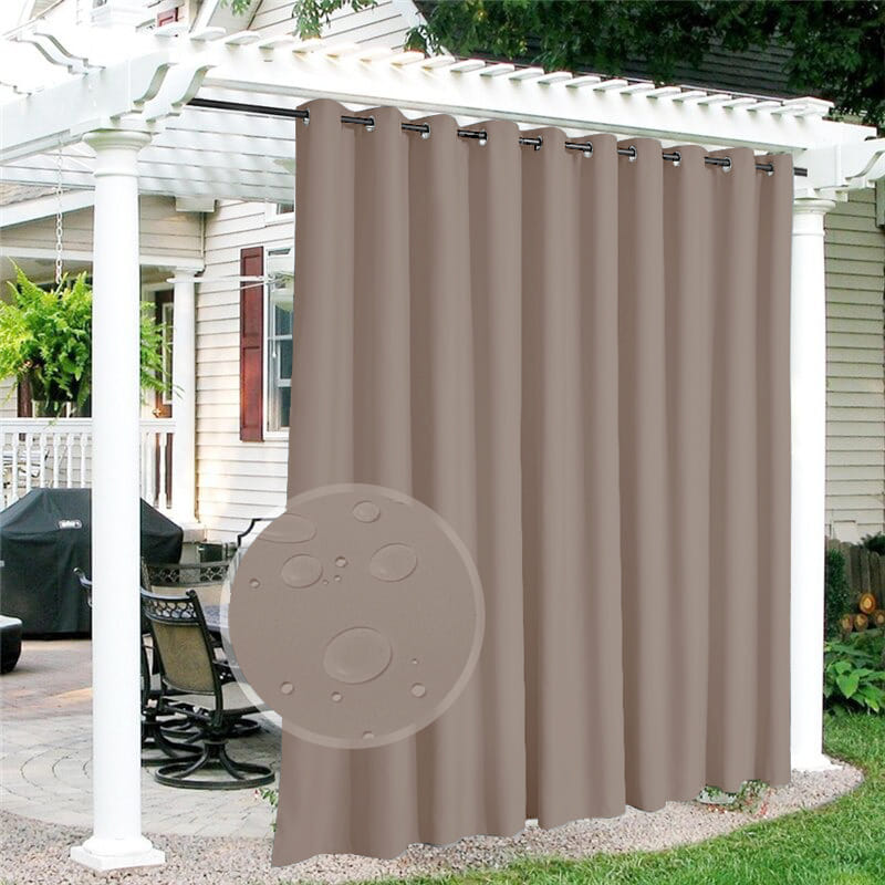 Atono Rideau de Terrasse Taupe