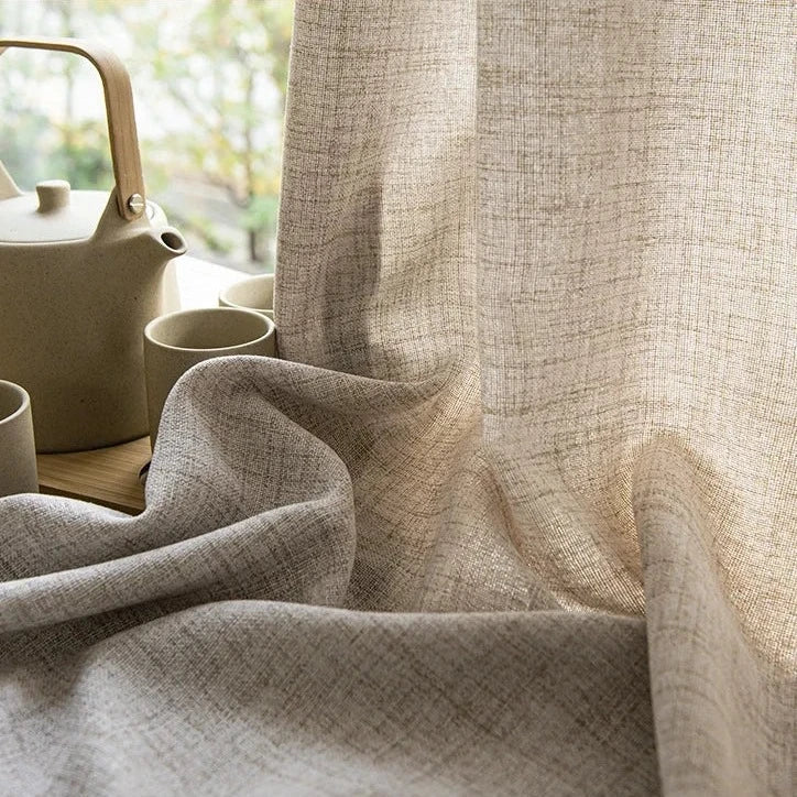 Voilage Beige Madagascar — Collection Signature