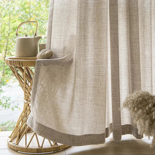 Voilage Beige Madagascar — Collection Signature