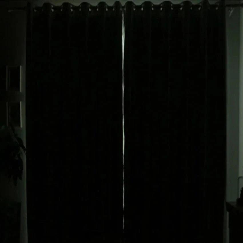 Tissu Occultant Rideau - Black Silver