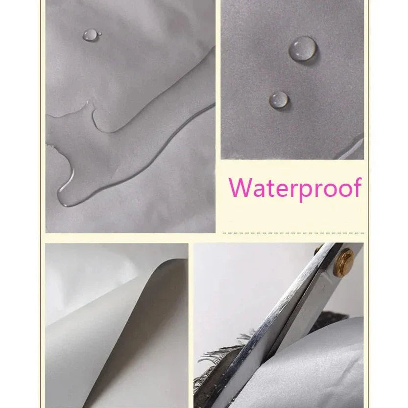 Tissu Occultant Rideau - Black Silver