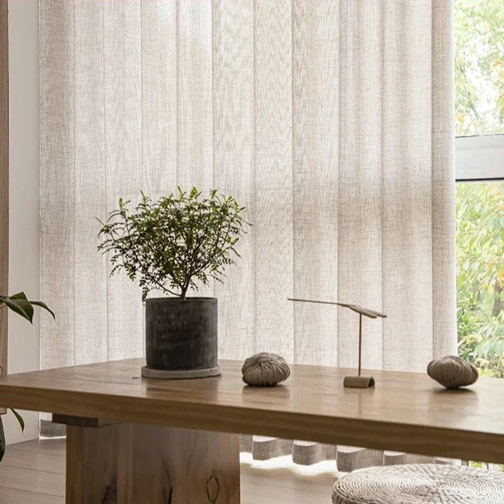 Voilage Beige Madagascar — Collection Signature