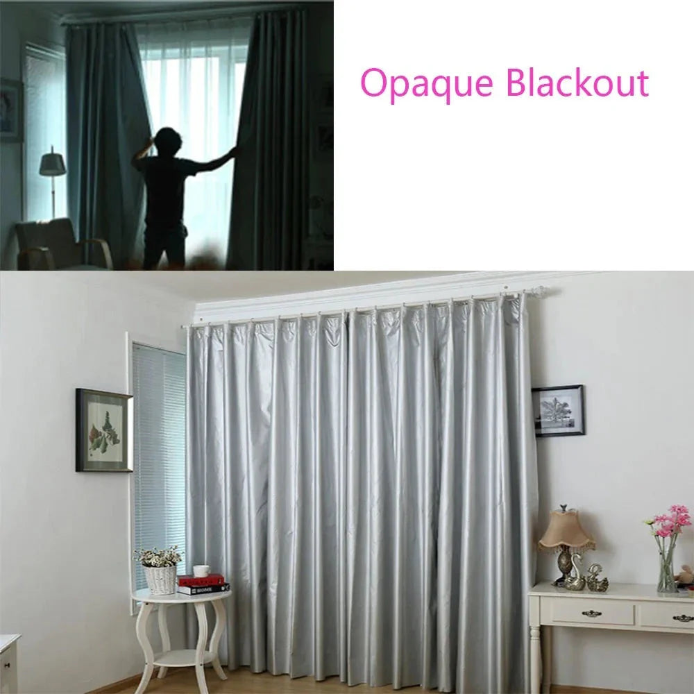 Tissu Occultant Rideau - Black Silver