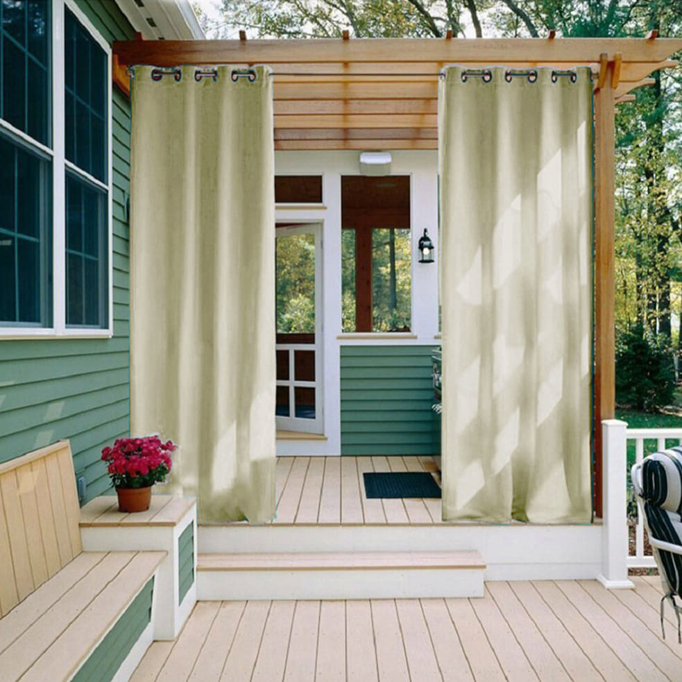 Karom Crème — Rideau Extérieur