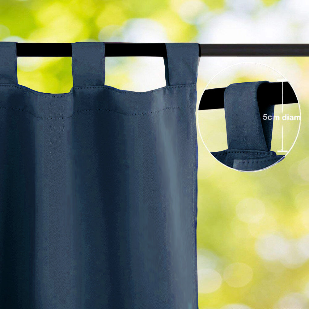 Rideau d'Extérieur Karom Bleu Foncé - Collection Signature