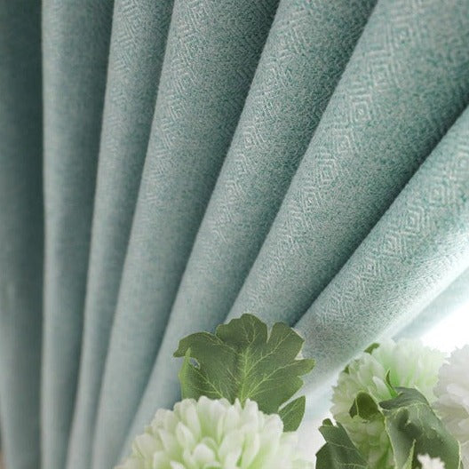 Vita Turquoise Rideau Semi-Occultant