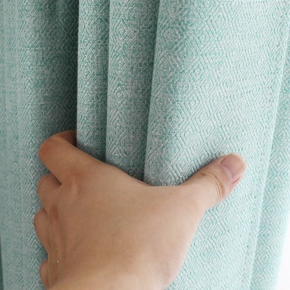 Vita Turquoise Rideau Semi-Occultant