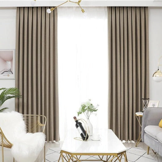 Rideau Vita - Beige Foncé