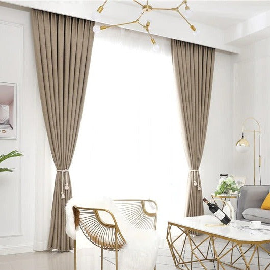 Rideau Vita - Beige Foncé