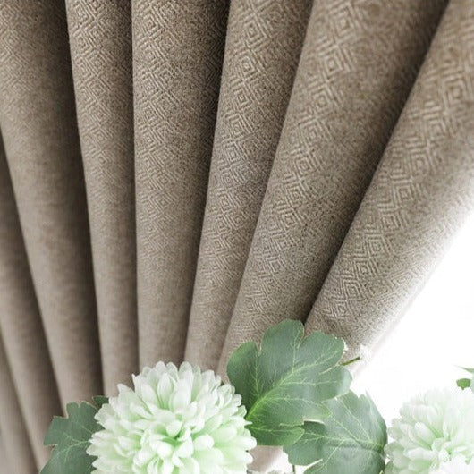 Rideau Vita - Beige Foncé