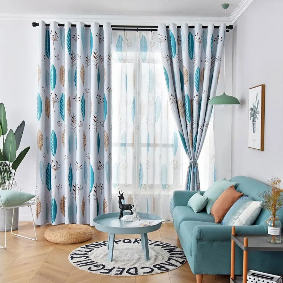 Laune Bleu – Rideau Voilage