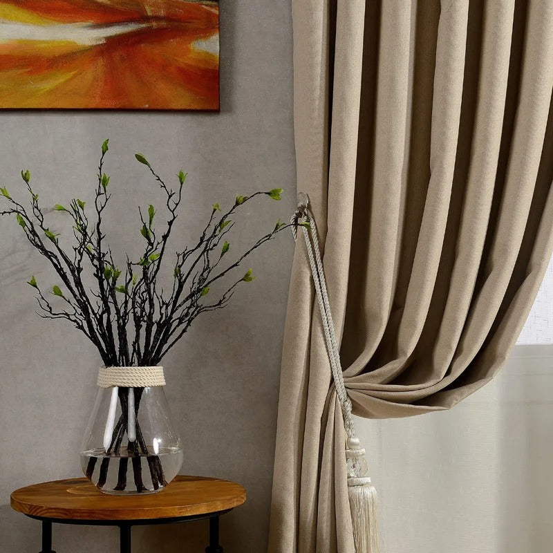 Rideau Occultant Tisto Beige – Édition Signature