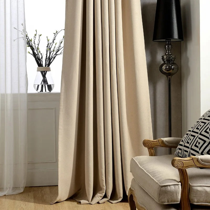 Rideau Occultant Tisto Beige – Édition Signature