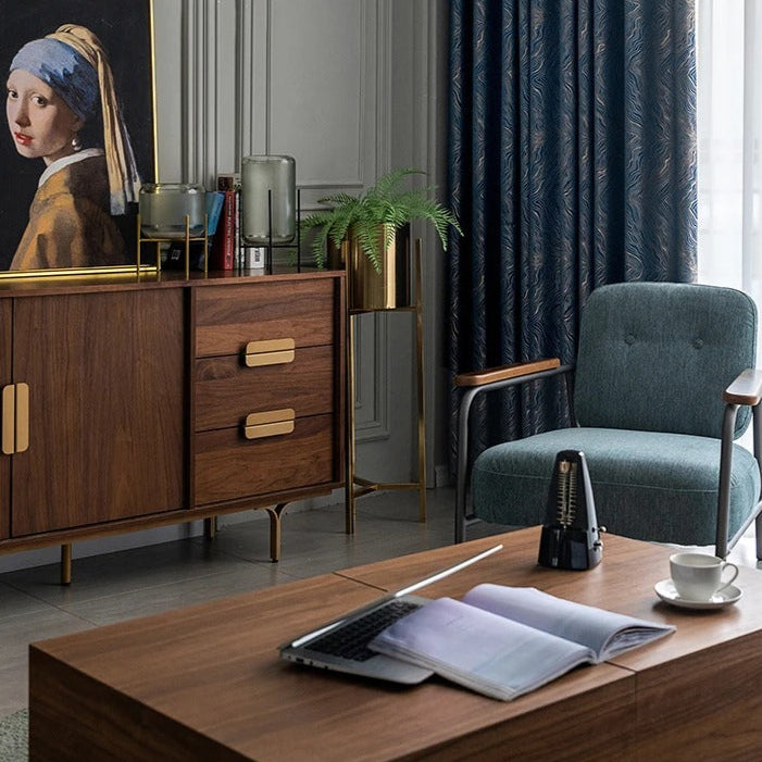 Rideau Occultant Glen Bleu Nuit - Collection Premium