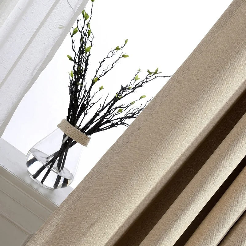 Rideau Occultant Tisto Beige – Édition Signature