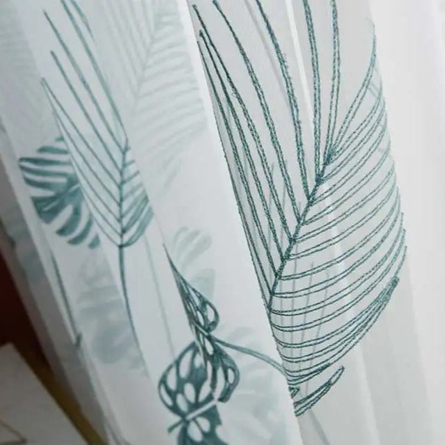 Monistera Rideau Voilage