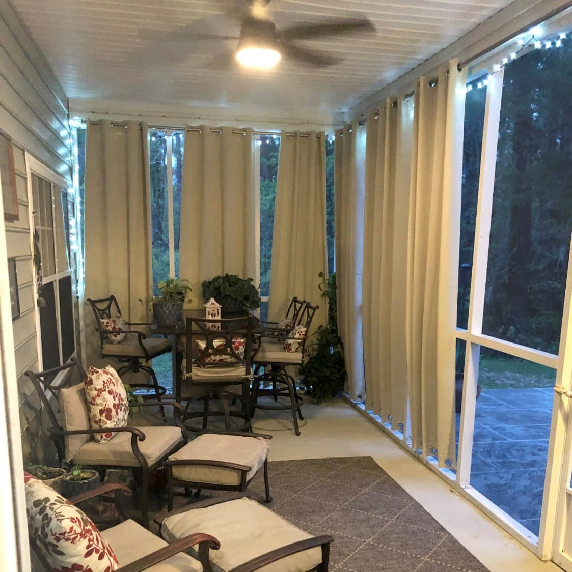 Véranda Tahiti: Rideau Thermique