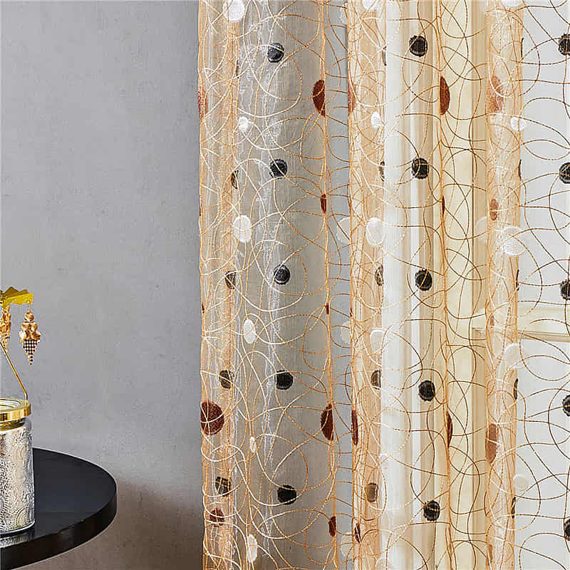 Nids d'Oiseaux – Rideau Voilage Marron