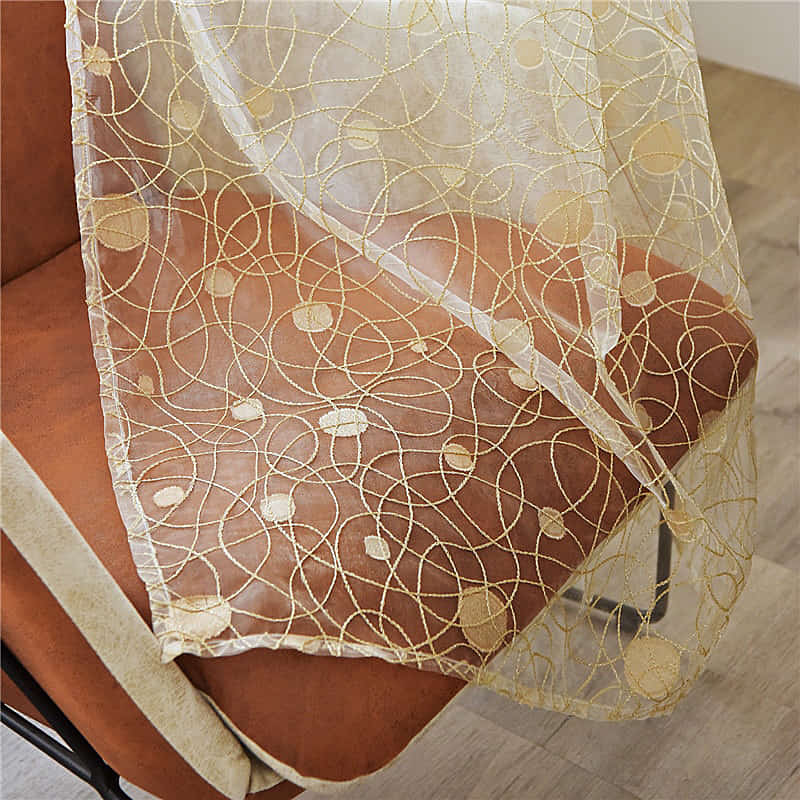 Nids d'Oiseaux – Rideau Voilage Marron