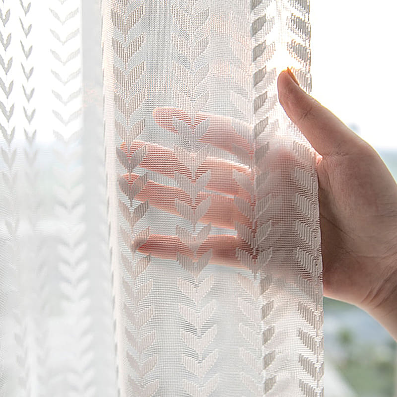 Rideau Voilage CITRE Blanc