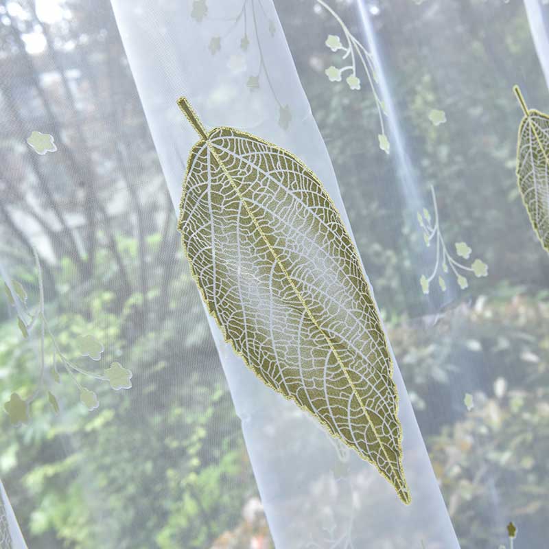 Anytela Rideau Voilage Vert