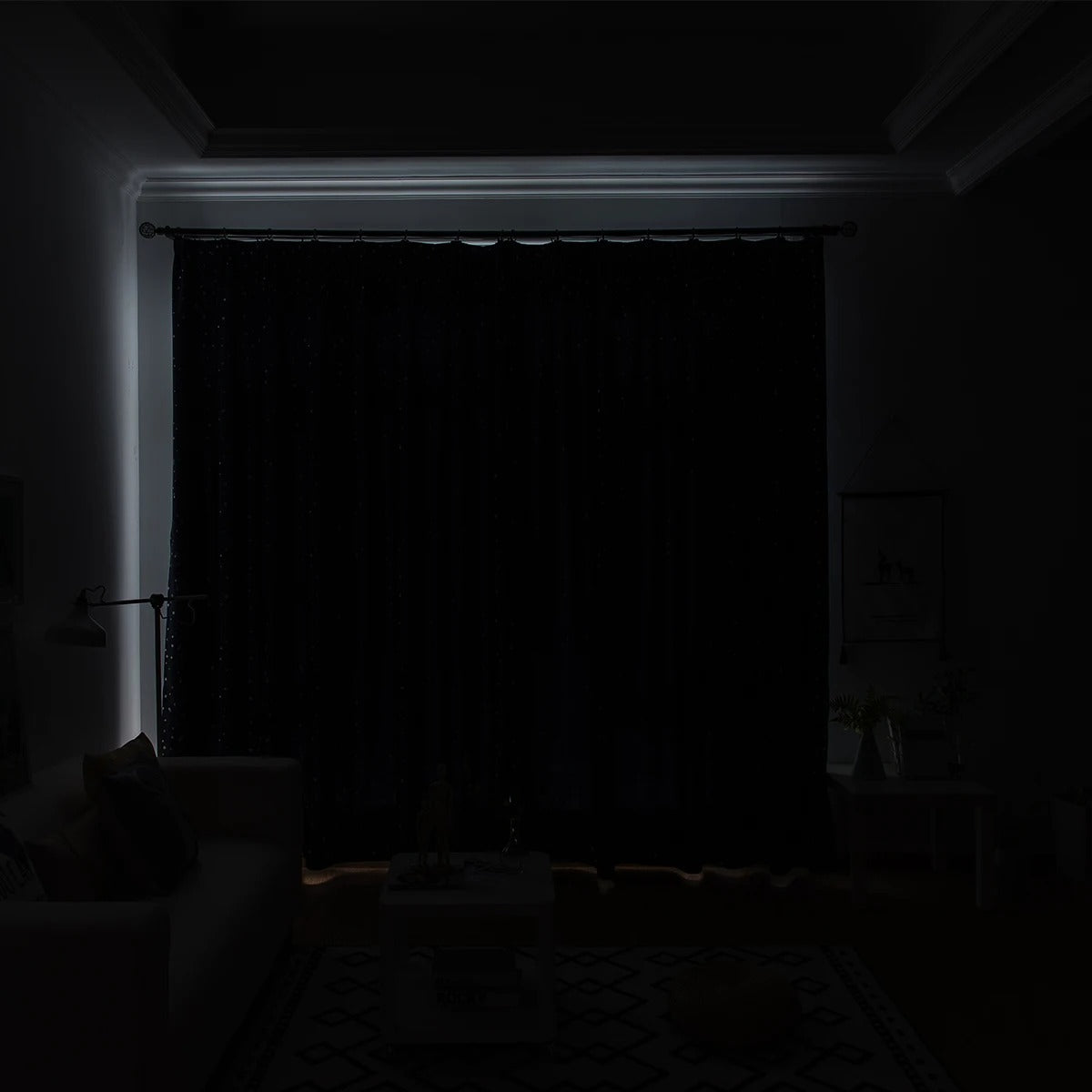 Rideau Occultant Étoiles — Tana Bleu Nuit