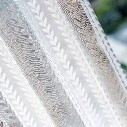 Rideau Voilage CITRE Blanc