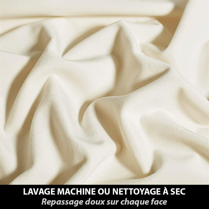 Rideau Isolant Luxe Ivoire