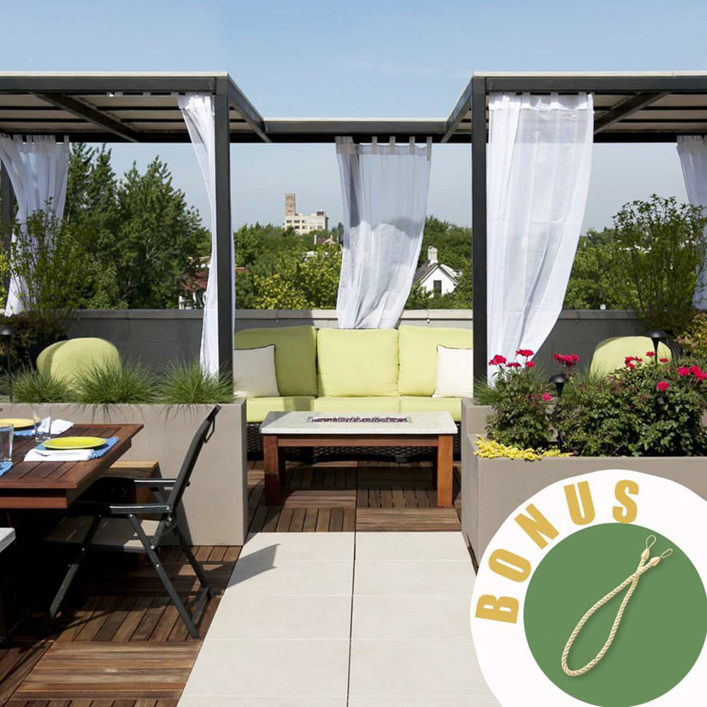 Rideau Extérieur Muscadier Couture