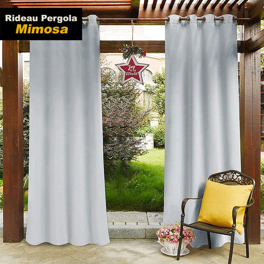 Rideau Tonnelle Mimosa Couture