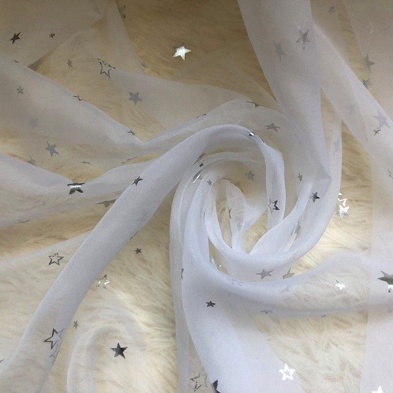 Étoiles d'Argent - Voilage Rideau