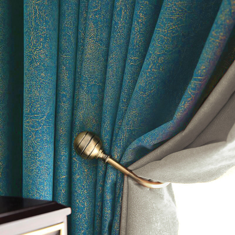 Rideau Occultant Bleu Canard Cork — Édition Signature