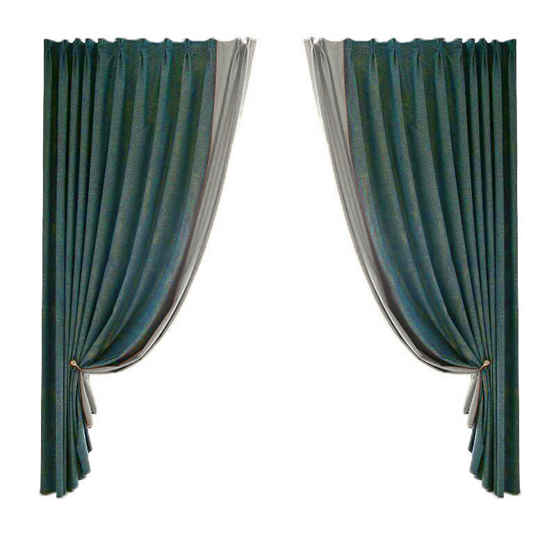 Rideau Occultant Bleu Canard Cork — Édition Signature