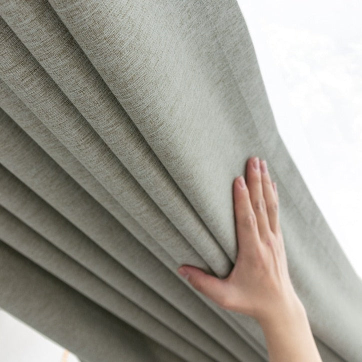 Rideau Occultant Kross Vert - Édition Couture