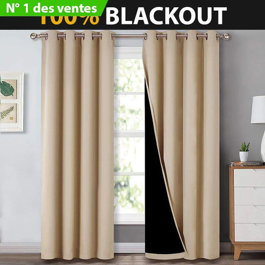 Intimity Rideau Isolant Phonique Beige