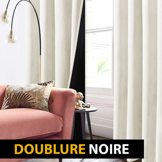 Velvetine Blanc – Rideau Occultant