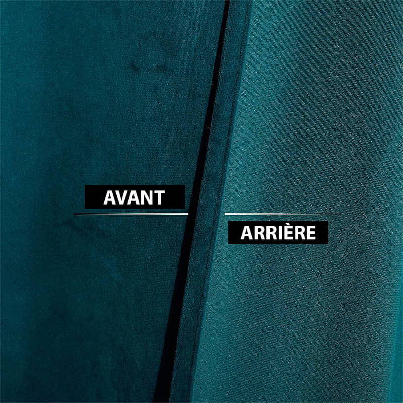 Rideau Thermique Luxe Bleu Canard