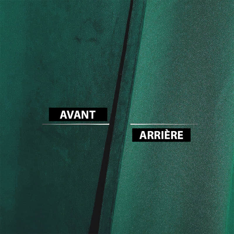 Rideau Isolant Luxe Vert Canard